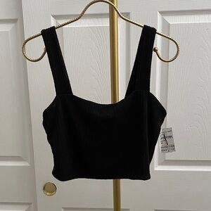 Chic Black Women's Crop Top